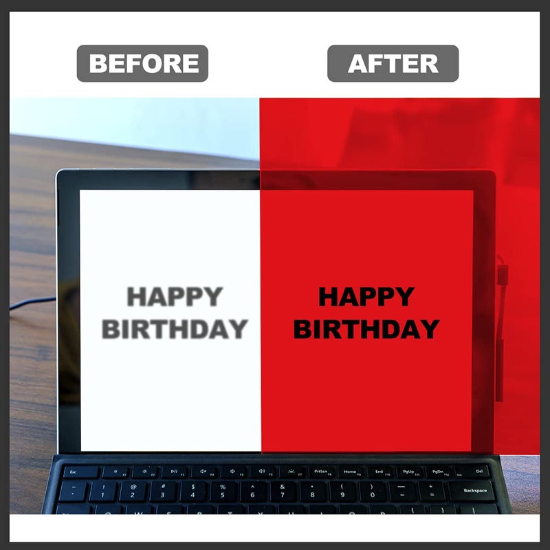 FFNIU Colored Overlays for Dyslexia, 8 Pcs Dyslexia Tools for Kids, Dyslexia Reading Strips, Colored Transparency Sheets for Early Readers, ADHD and Visual Stress, 11IN x 8.5IN - Image 2